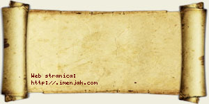 Danica Blagojević vizit kartica